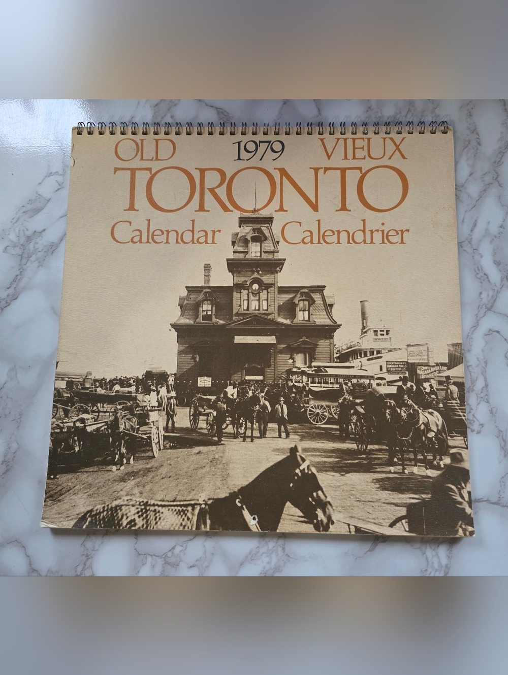 Vintage Old Toronto 1979 Wall Calendar w Historical Black & White Photos